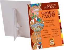 Cookie Cake Counter Card