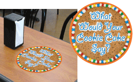 Cookie Cake Floor Graphic