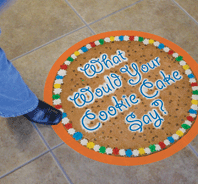 Cookie Cake Floor Graphic