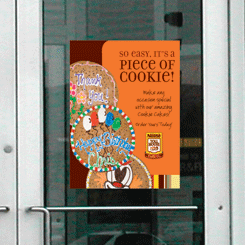 Cookie Cake Static Clings