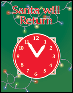 Holiday Lights Clock